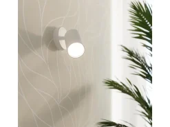 Lámparas de techo Torim minimalista de acero - 3 fuentes luminosas 3000K - L.46 x A.20 cm - blanco