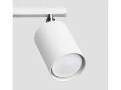 Lámparas de techo Torim minimalista de acero - 3 fuentes luminosas 3000K - L.46 x A.20 cm - blanco