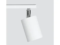 Lámparas de techo Torim minimalista de acero - 2 fuentes luminosas 3000K - L.26 x A.20 cm - blanco
