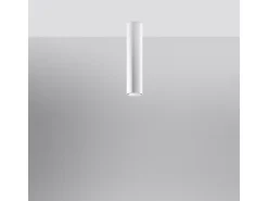 Lámparas de techo Toris moderno de acero - 1 fuentes luminosas 3000K - L.6 x A.40 cm - blanco