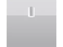 Lámparas de techo Toris moderno de acero - 1 fuentes luminosas 3000K - L.6 x A.10 cm - blanco