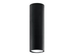 Lámparas de techo Toris moderno de acero - 1 fuentes luminosas 4000K - L.6 x A.20 cm - negro