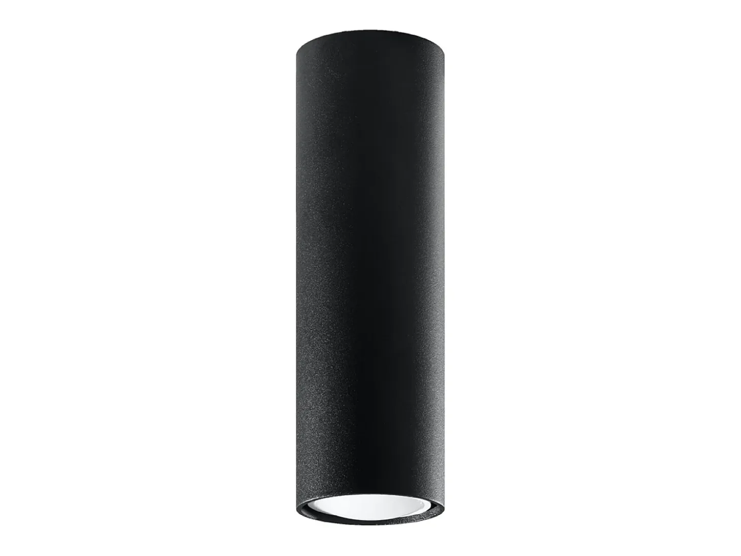 Lámparas de techo Toris moderno de acero - 1 fuentes luminosas 4000K - L.6 x A.20 cm - negro