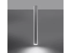 Lámparas de techo Toris moderno de acero - 1 fuentes luminosas 4000K - L.6 x A.60 cm - blanco