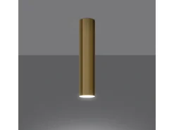 Lámparas de techo Toris moderno de acero - 1 fuentes luminosas 4000K - L.6 x A.30 cm - brillo dorado