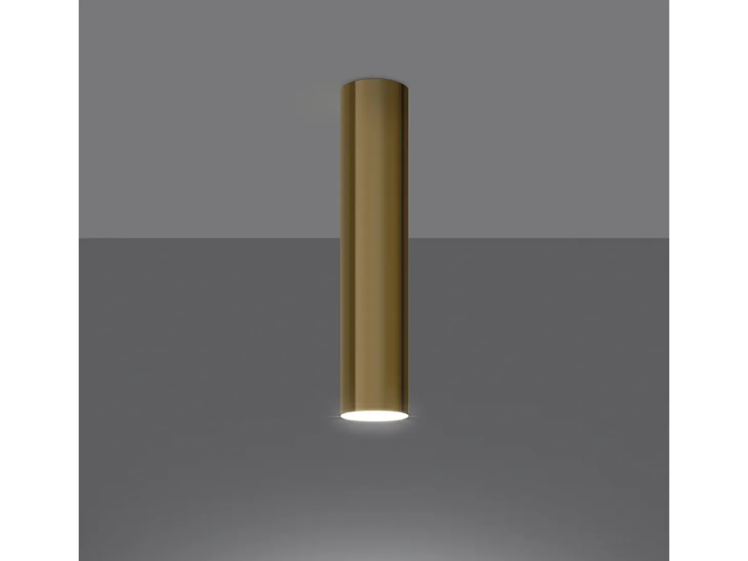 Lámparas de techo Toris moderno de acero - 1 fuentes luminosas 4000K - L.6 x A.30 cm - brillo dorado