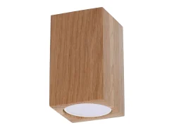 Lámparas de techo Zezu escandinavo de madera - 1 fuentes luminosas 3000K - L.6 x A.10 cm - roble