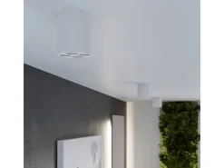 Lámparas De Techo Zoe Minimalista De Aluminio - 4 Fuentes Luminosas - L.7,2 X A.8,3 Cm - Blanco