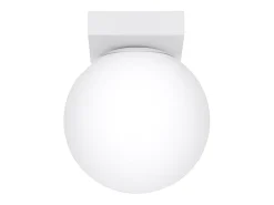 Lámparas de techo Zynfi moderno de acero/vidrio - 1 fuentes luminosas 3000K - L.12 x A.14,5 cm - blanco