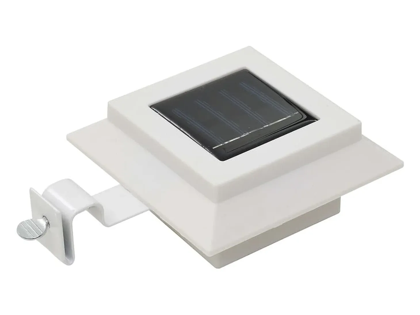 Lámparas solares de exterior LED cuadradas 6 uds 12 cm blanco ES829698