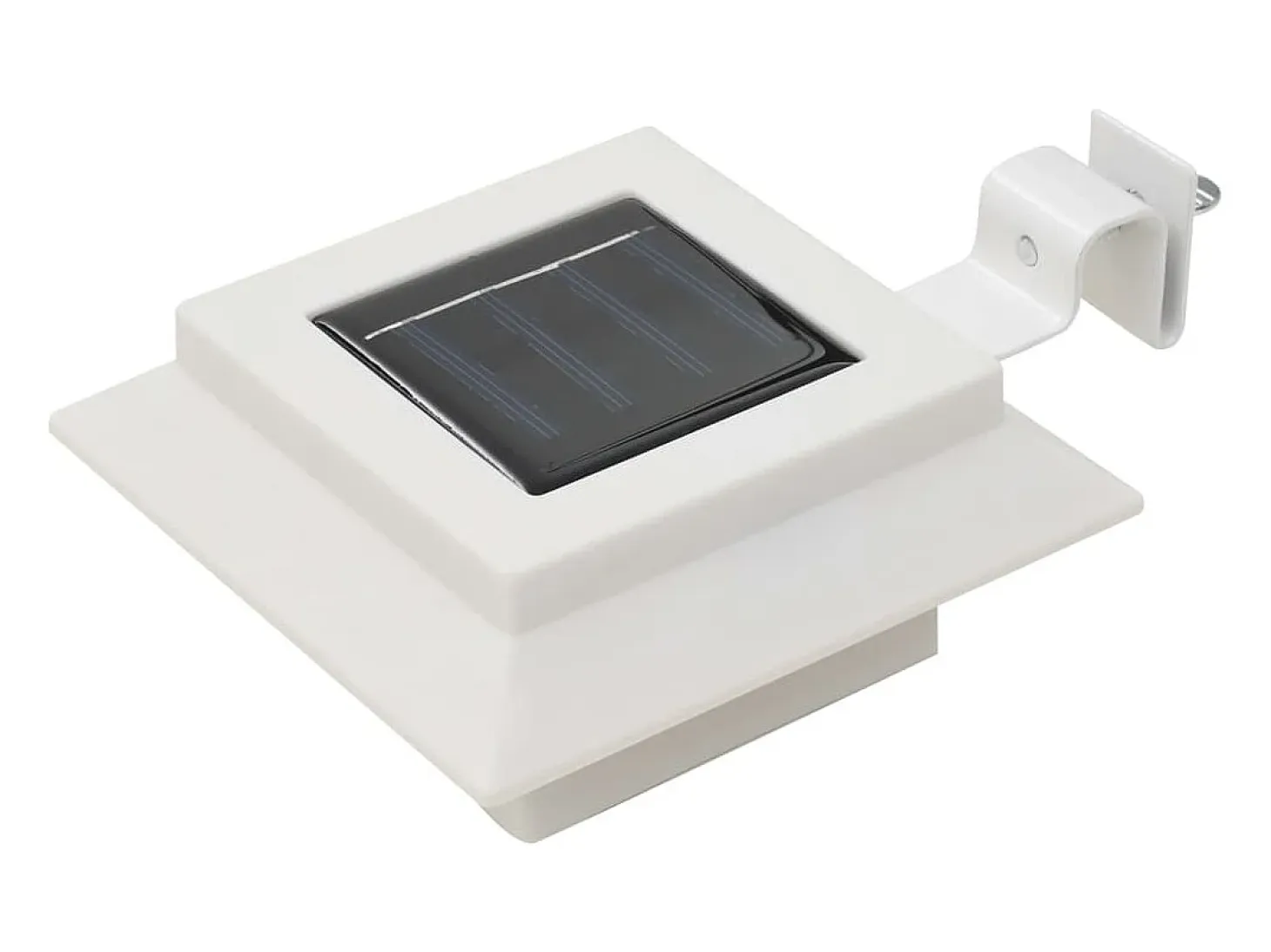 Lámparas solares de exterior LED cuadradas 6 uds 12 cm blanco ES829698