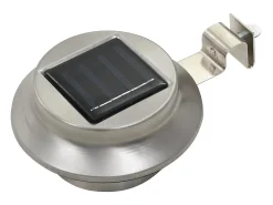 Lámparas solares de exterior LED redondas 6 uds 12 cm blanco ES529425