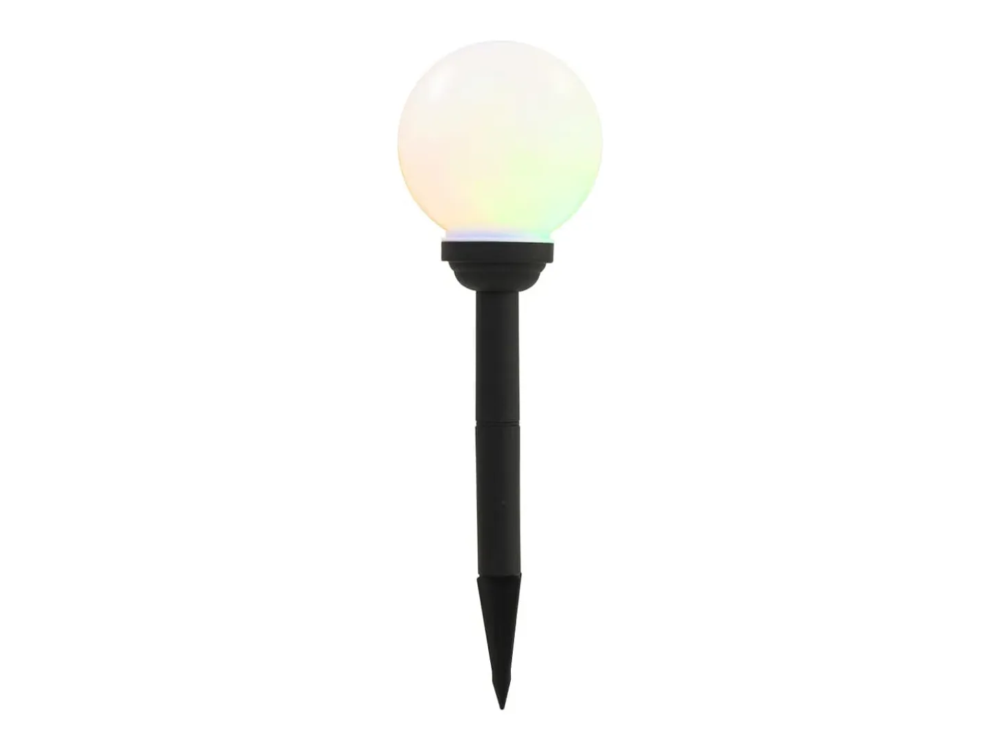Lámparas solares esféricas de exterior 4 uds LED RGB 15 cm ES291450