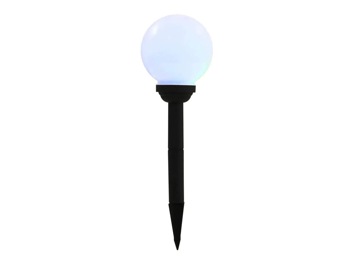 Lámparas solares esféricas de exterior 4 uds LED RGB 15 cm ES291450