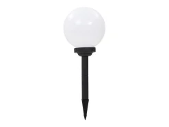 Lámparas solares esféricas de exterior 3 uds LED RGB 20 cm ES138571