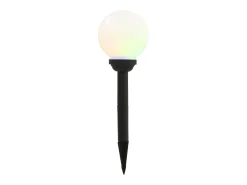 Lámparas solares esféricas de exterior 8 uds LED RGB 15 cm ES249294