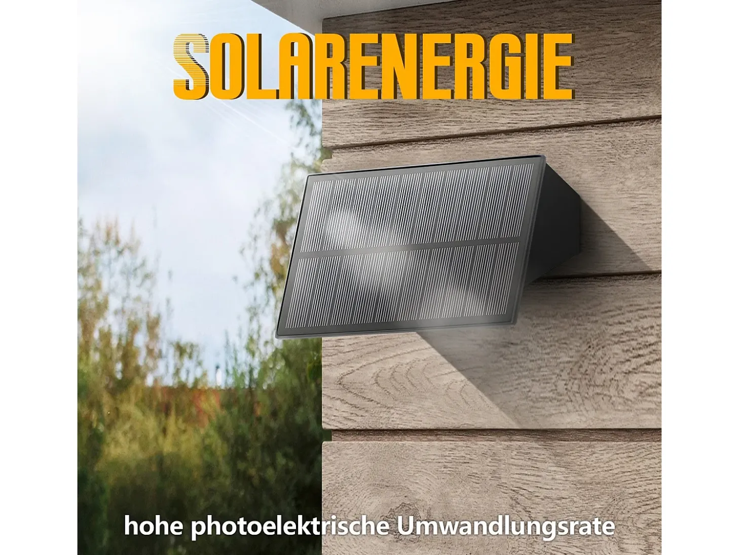 Lámparas solares NETTLIFE para pared exterior - 2 luces solares de pared para exterior, luces de pared para exterior, luz exterior, blanco cálido