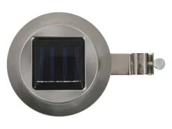 Lámparas solares redondas de exterior 12 uds LED 12 cm ES254470
