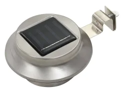 Lámparas solares redondas de exterior 12 uds LED 12 cm ES254470