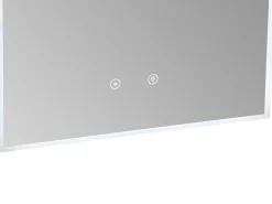 Lote de 2 espejos de baño en arco antivaho con luces LED, Ancho 50 cm, ARCADI