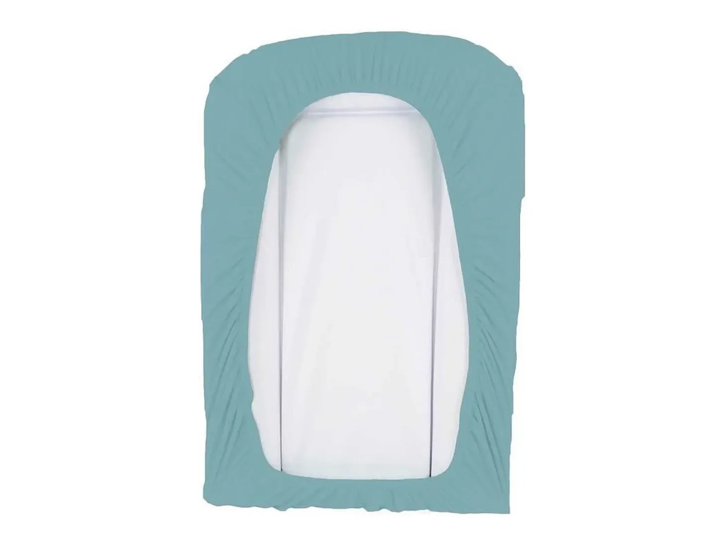Lote de 2 fundas de cambiador en esponja rizada 50 x 75 cm