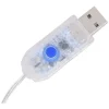 Luces estrella y luna 138 LEDs azul con control remoto