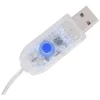 Luces estrella y luna 138 LEDs blanco frío con control remoto