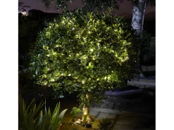 Luci- guirnalda solar - Blanco cálido - 100 LED - 11,9 m