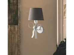 Lucy - Aplique Shabby de hierro lacado blanco 1 luz .16 - P.19 - BL184-AP1-BCO