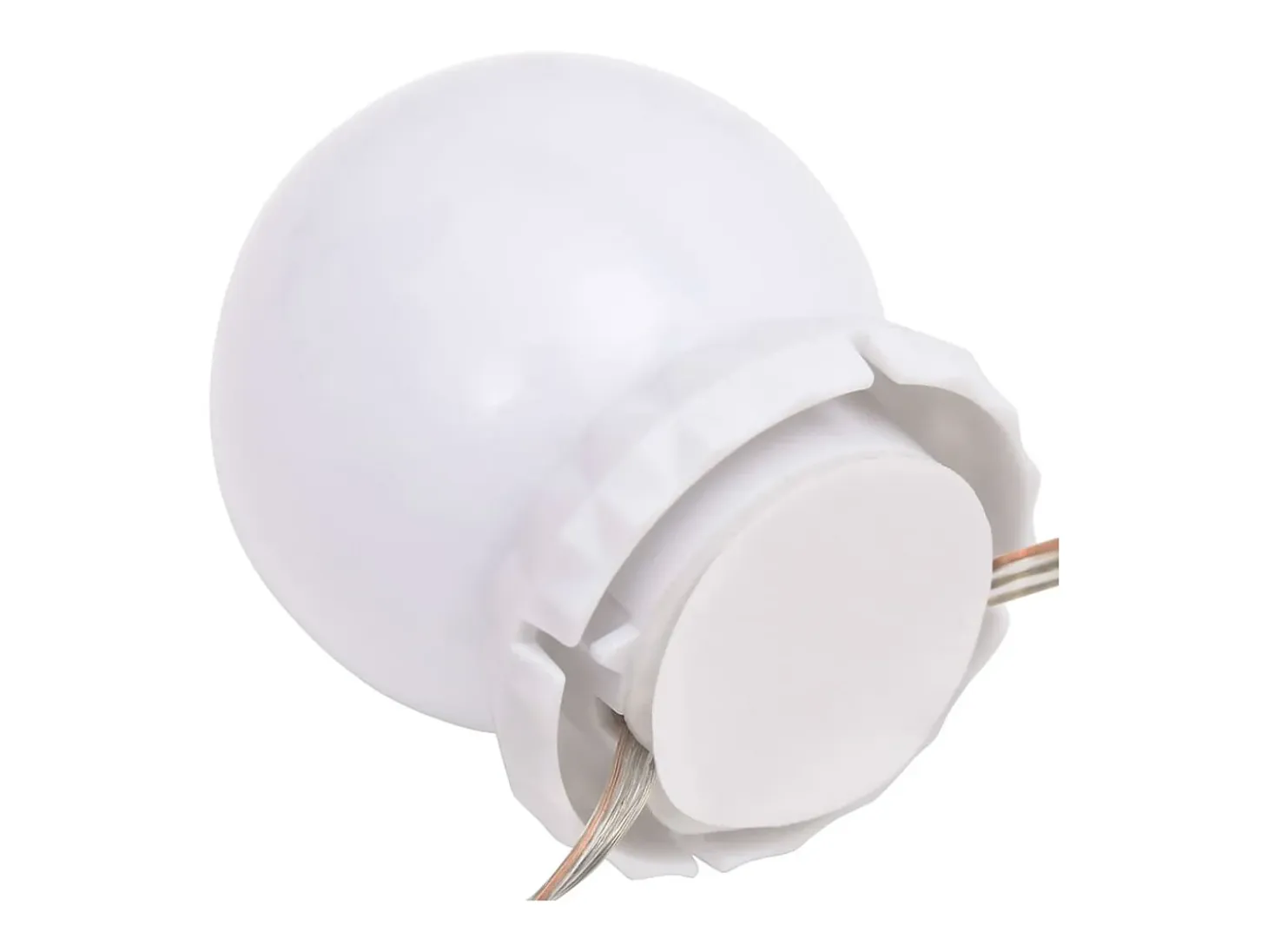 Luz de espejo con 8 bombillas LED blanco cálido y blanco frío ES165067