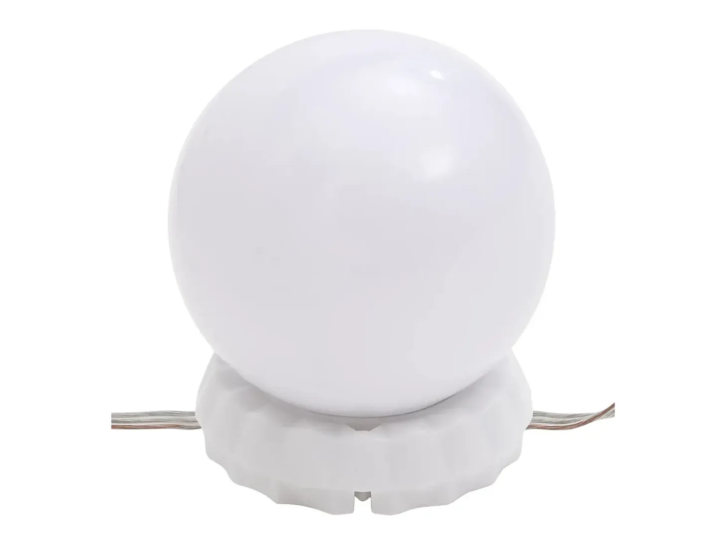 Luz de espejo con 8 bombillas LED blanco cálido y blanco frío ES165067