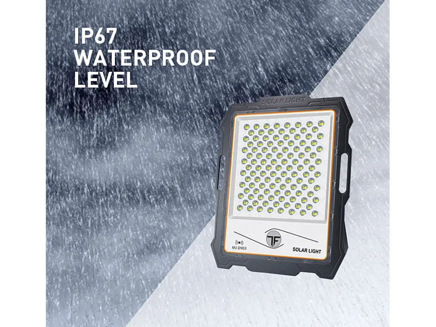 Luz Solar exterior de 300W LED portátil 3000 lúmenes teledirigidos Inluminatio L