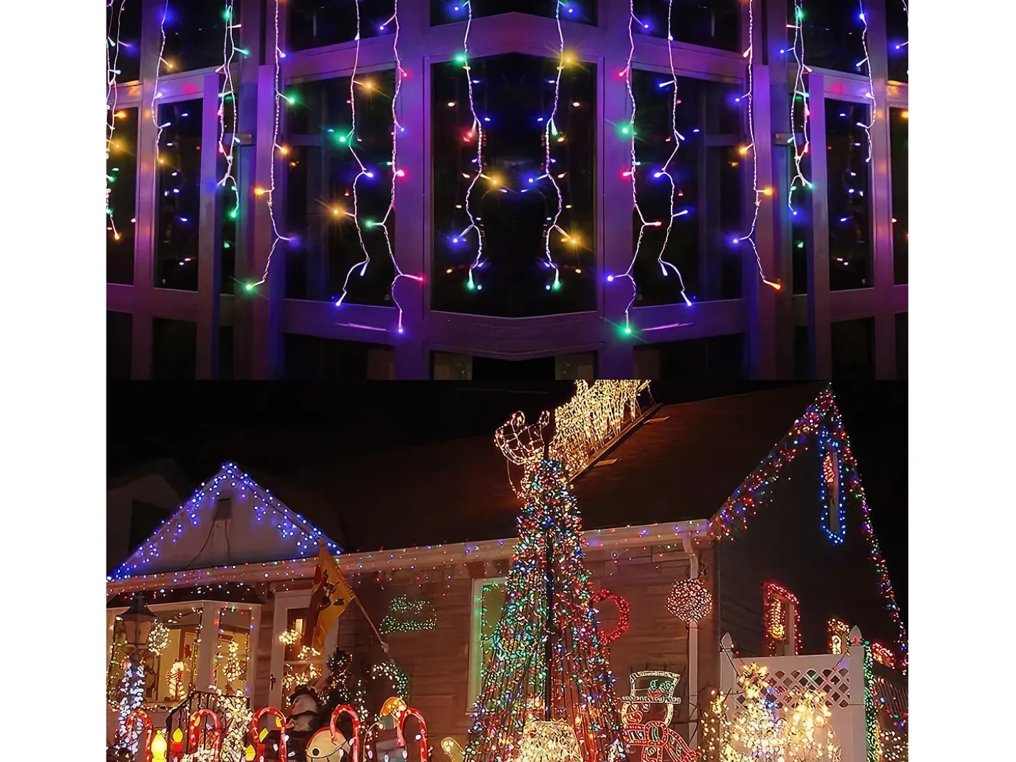 100M 600 LED Guirlande lumineuse Carnaval Mariage Extérieur Intérieur Jardin Éclairage, Multicolore
