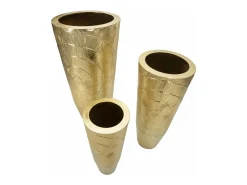 Maceta Goldely Tris cm Ø50.8x114.9-40x92.7-29.8x70.5