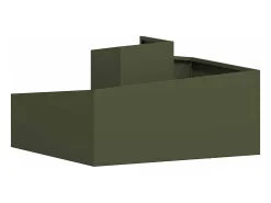 Maceta para Jardín | Jardinera | Macetero Verde oliva 80 x 80 x 50 cm