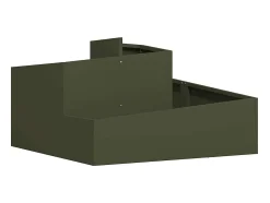 Maceta para Jardín | Jardinera | Macetero Verde oliva 80 x 80 x 50 cm