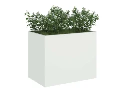 Maceta para Jardín | Jardinera | Macetero Blanco 50 x 32 x 40 cm