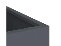 Maceta para Jardín | Jardinera | Macetero Antracita Acero laminado en frío