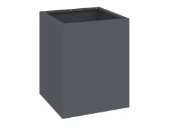 Maceta para Jardín | Jardinera | Macetero Antracita Acero laminado en frío
