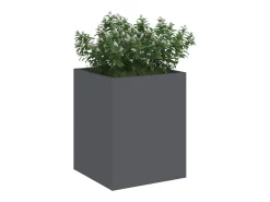 Maceta para Jardín | Jardinera | Macetero Antracita Acero laminado en frío