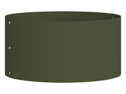 Maceta para Jardín | Jardinera | Macetero Verde oliva 40 x 40 x 20 cm Acero