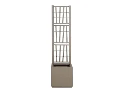 Maceta para Jardín | Jardinera | Macetero Gris 36 x 36 x 140 cm Polipropileno