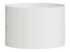 Maceta para Jardín | Jardinera | Macetero Blanco 30 x 30 x 20 cm Acero