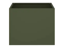 Maceta para Jardín | Jardinera | Macetero Verde oliva 50 x 32 x 40 cm