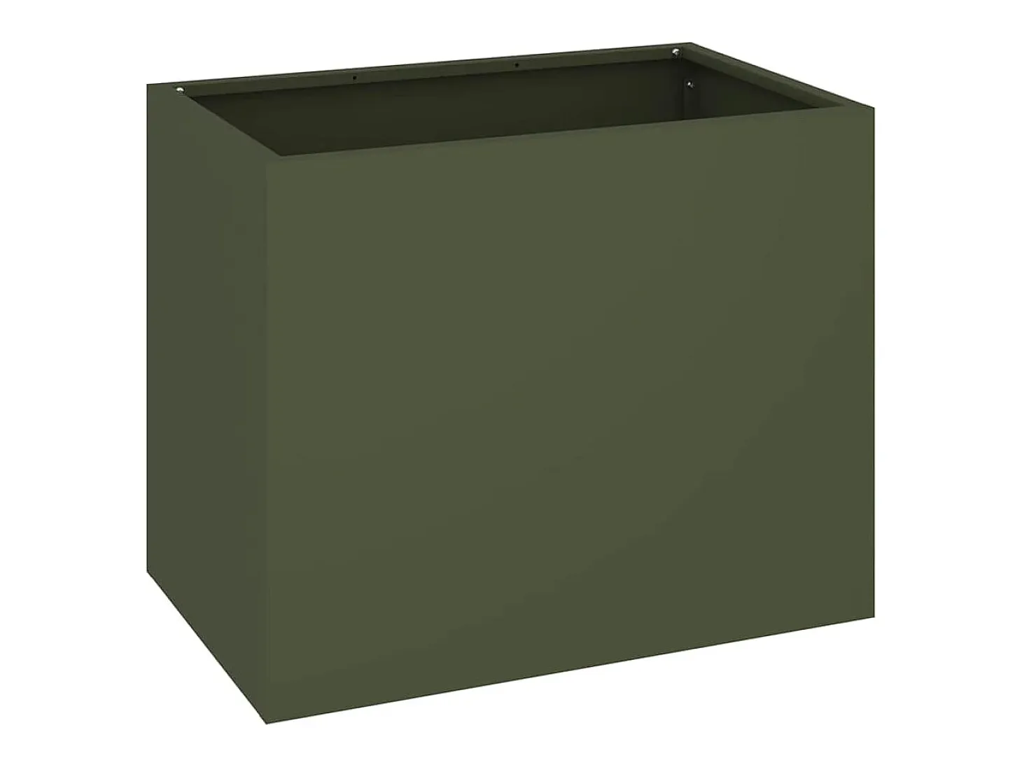 Maceta para Jardín | Jardinera | Macetero Verde oliva 50 x 32 x 40 cm