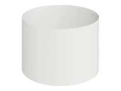 Maceta para Jardín | Jardinera | Macetero Blanco 90 x 90 x 20 cm Acero