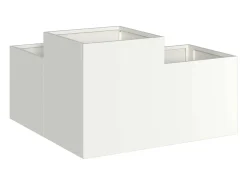 Maceta para Jardín | Jardinera | Macetero 100 x 100 x 48 cm Acero
