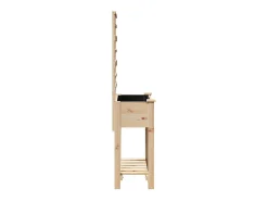 Maceta para Jardín | Jardinera | Macetero con estante Beige 71 x 38 x 152 cm