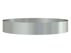 Maceta para Jardín | Jardinera | Macetero Plateado 120 x 120 x 20 cm Acero galvanizado