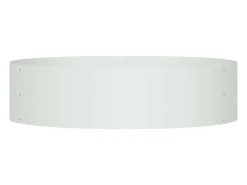 Maceta para Jardín | Jardinera | Macetero Blanco 80 x 80 x 20 cm Acero